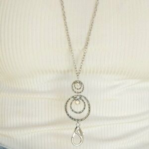 Minimalist Silver Geometric Necklace